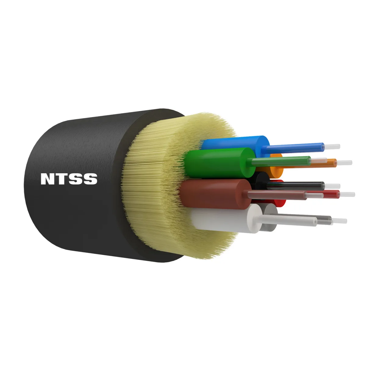 Оптический кабель распределительный NTSS, IN/OUT, 8 волокон OM1, 62.5/125, LSZH, черный