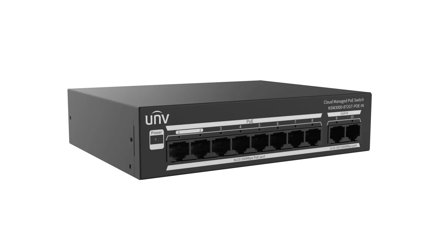 NSW3000-8T2GT-POE-IN Управляемый PoE коммутатор Uniview