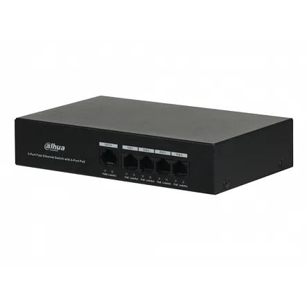 DH-PFS3005-4ET-36 4-портовый неуправляемый коммутатор с РоЕ Dahua