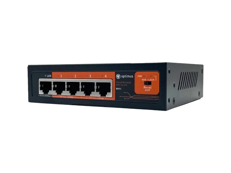 U1IC-2F2G/1G 5-ти Портовый PoE коммутатор Optimus