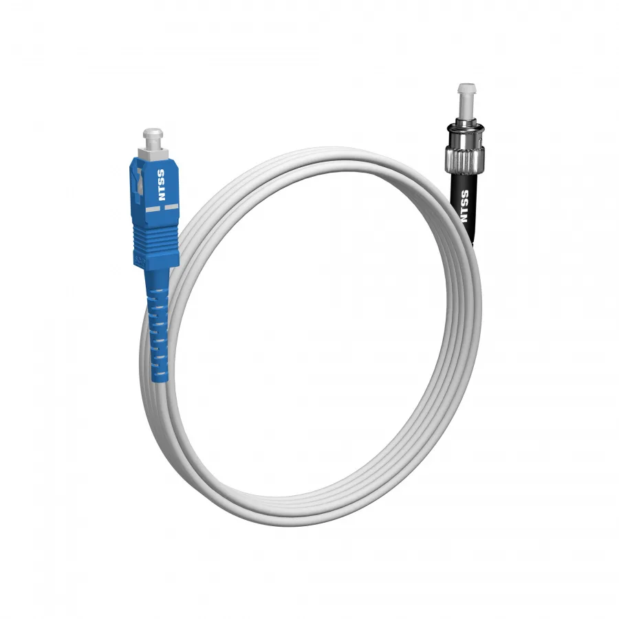 Шнур оптический NTSS spc SC/UPC-ST/UPC 9/125 G.657A1 3.0мм 3м LSZH (патч-корд)