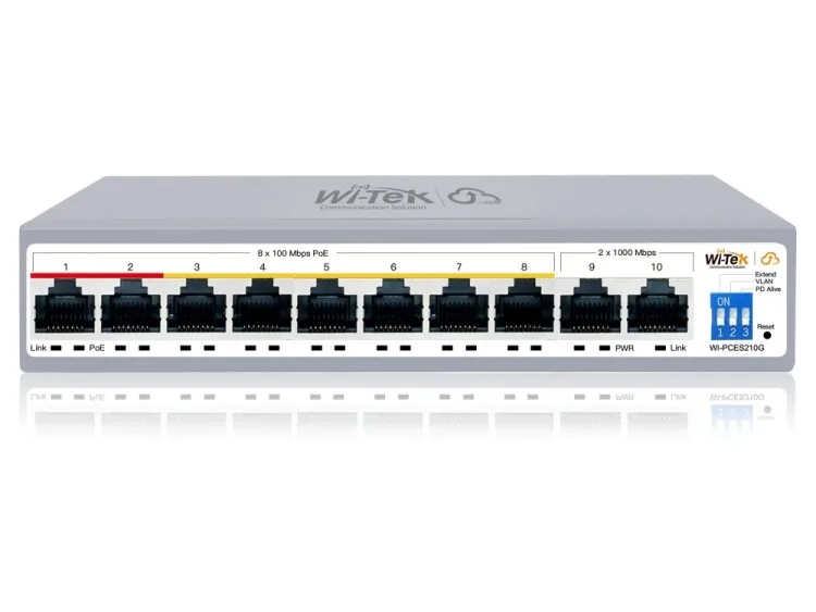 WI-PCES210G Настраиваемый PoE коммутатор Wi-Tek