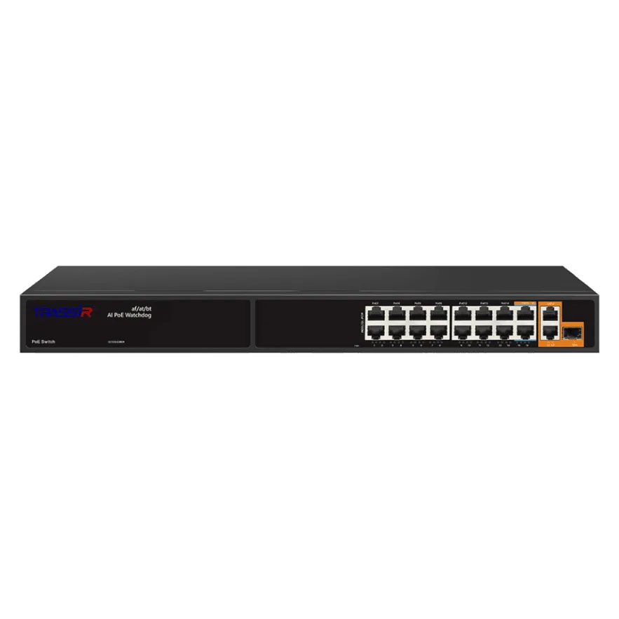 TR-NS11191S-285-16PoE Неуправляемый коммутатор TRASSIR