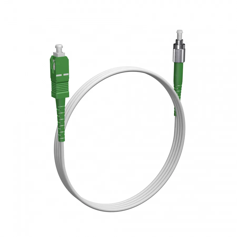 Шнур оптический NTSS PREMIUM spc SC/APC-FC/APC 9/125 G.657A1 3.0мм 1м LSZH (патч-корд)
