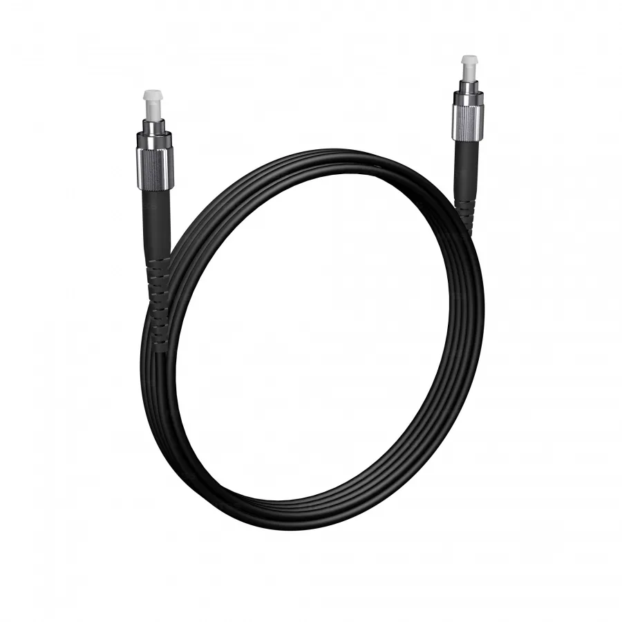 Шнур оптический NTSS spc FC/UPC-FC/APC 9/125 3.0мм 3м черный LSZH (патч-корд)