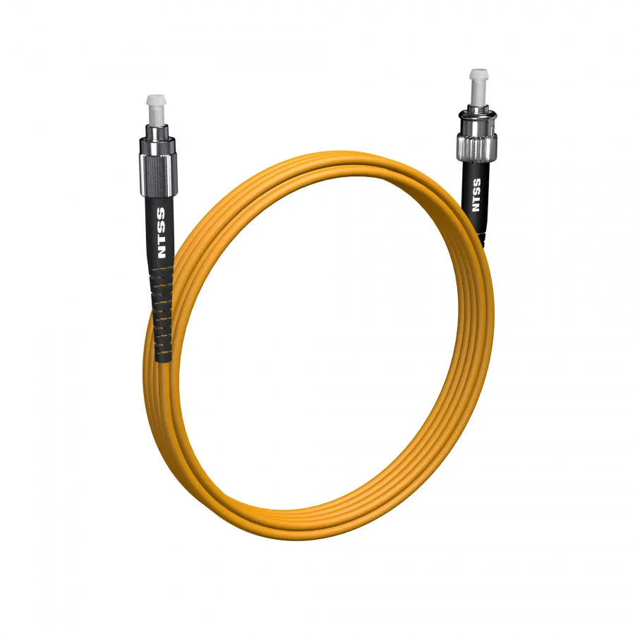 Шнур оптический NTSS spc FC/UPC-ST/UPC 9/125 3.0мм 4м LSZH (патч-корд)