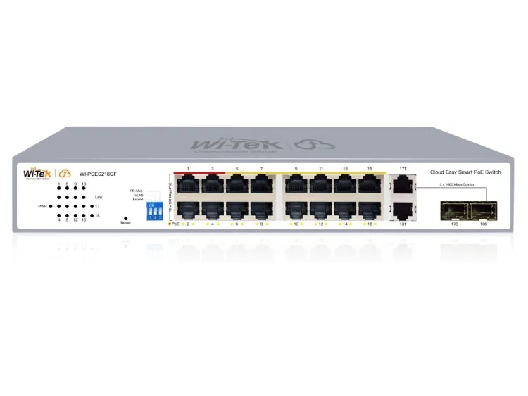 WI-PCES218GF Настраиваемый PoE коммутатор Wi-Tek