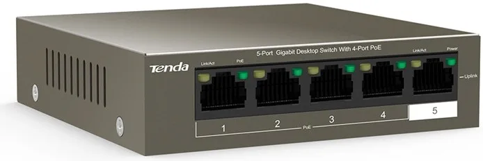 TEG1105P-4-63W 4-портовый PoE-коммутатор Tenda