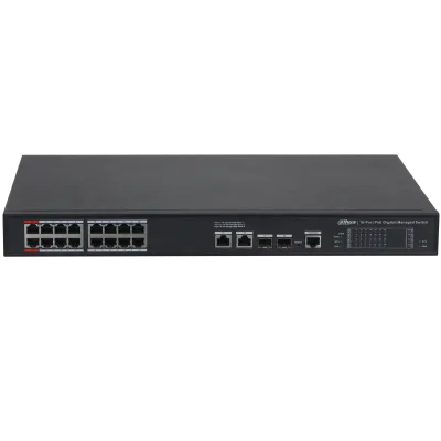 DH-S4220-16GT-190 16-портовый гигабитный управляемый коммутатор с PoE Dahua