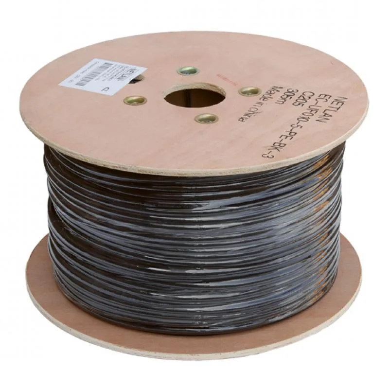 Кабель SUPRLAN Standard F/UTP, 25 пар, Кат. 5, медь, внешний, черный, PE, 305 м