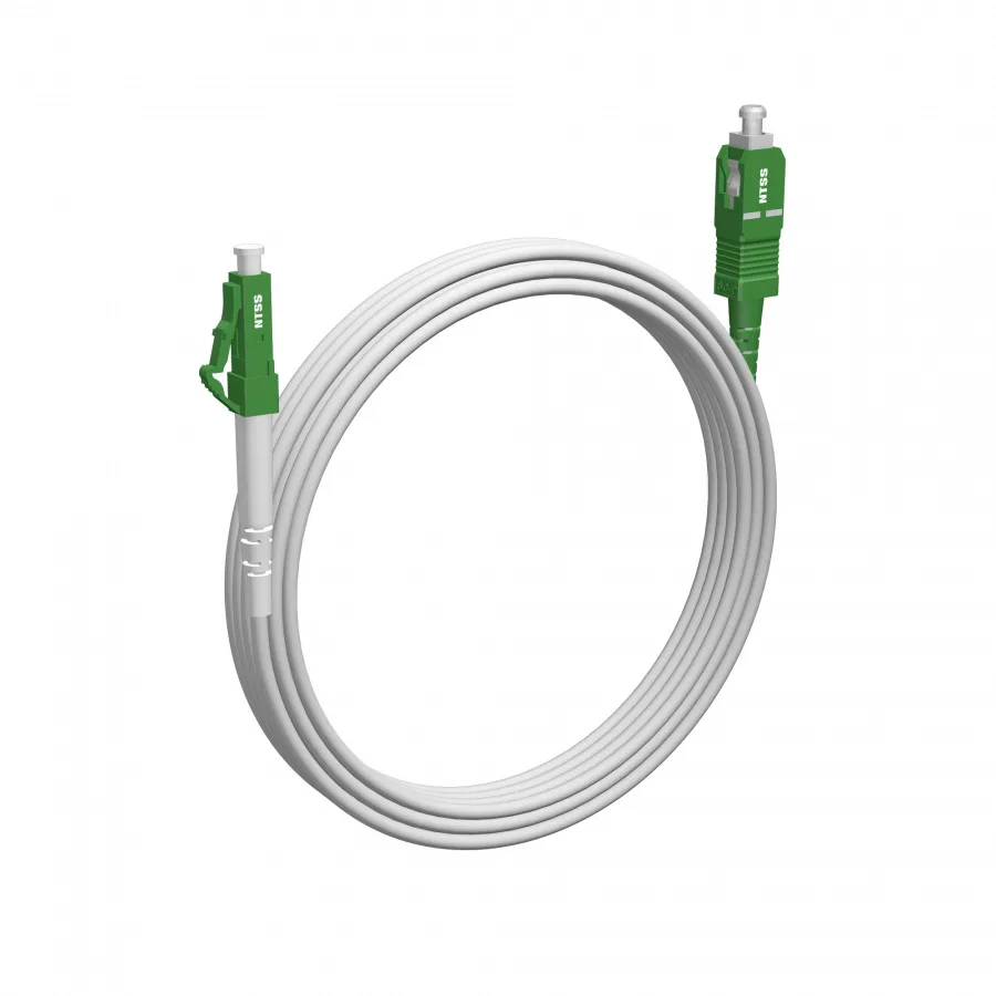 Шнур оптический NTSS spc LC/APC-SC/APC 9/125 G.657A1 2.0мм 10м LSZH (патч-корд)