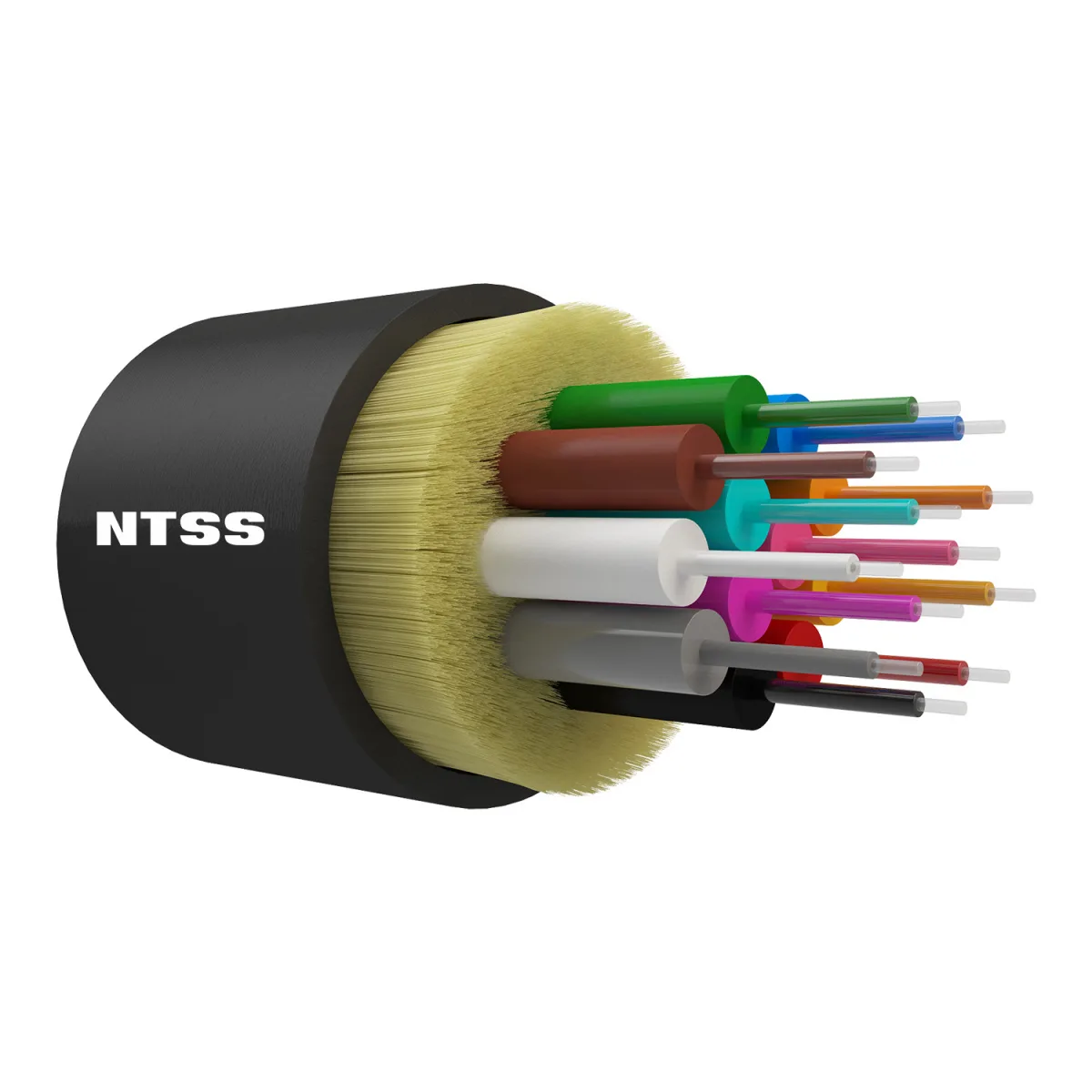 Оптический кабель распределительный NTSS, IN/OUT, 12 волокон OM2, 50/125, LSZH, черный