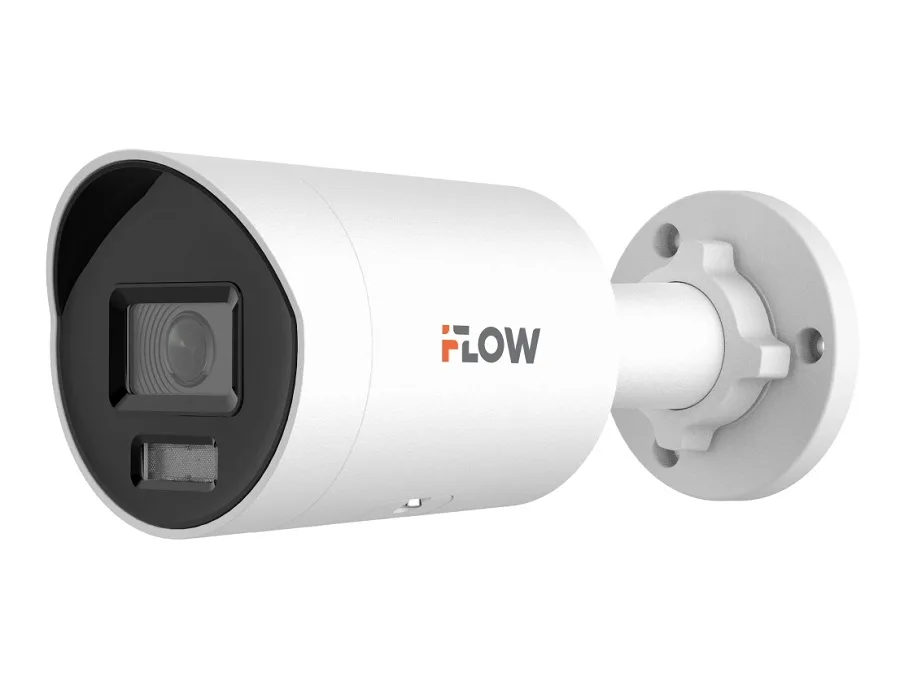 F-IC-2122C2M(2.8mm) (Аналог DS-2CD2023G2-LI2U) 2Мп уличная цилиндрическая IP-камера с гибрид Smart подсветкой до 40м и технологией SharpSense iFlow
