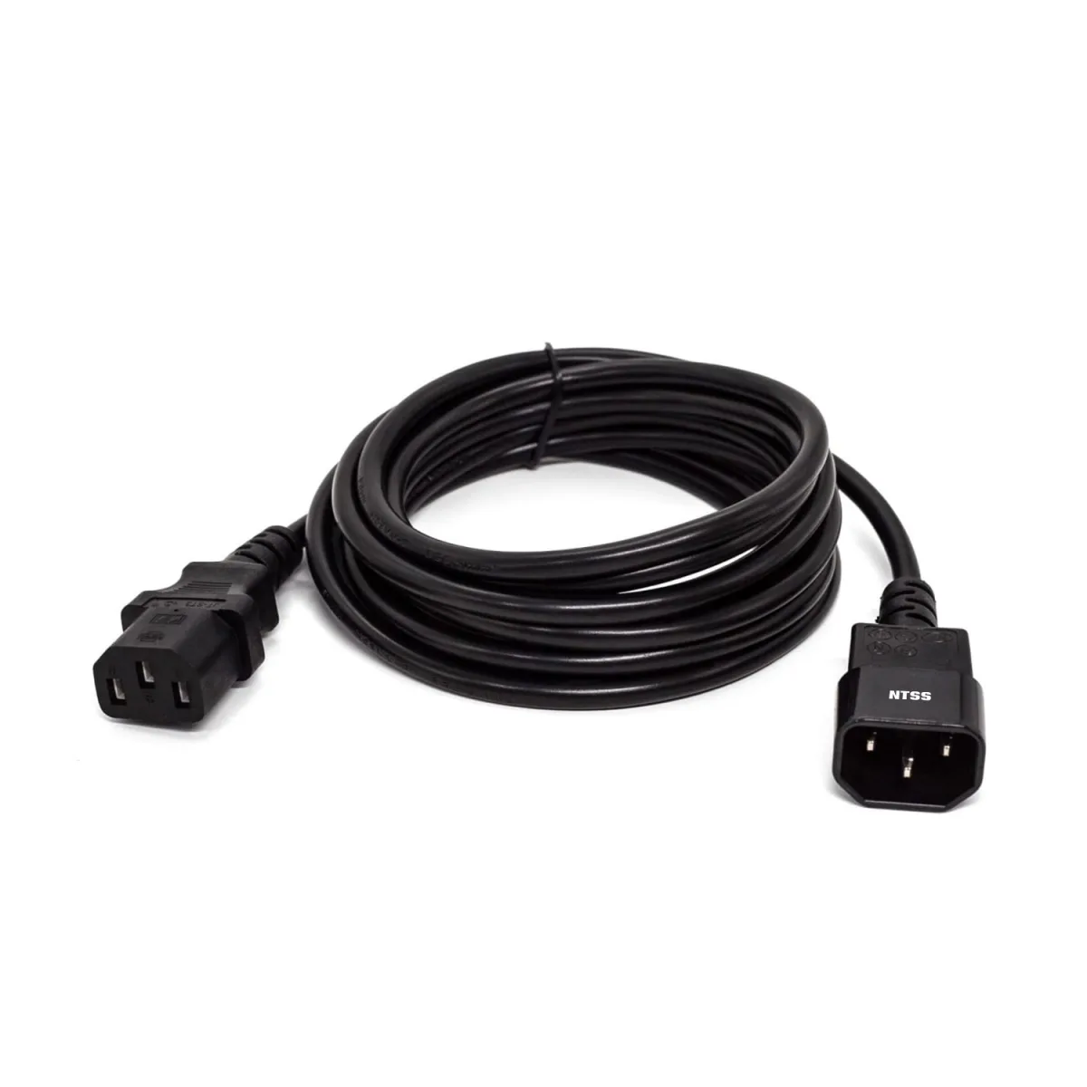 Шнур питания NTSS для БРП IEC 60320 C13 – IEC 60320 C14, 3х1.0, 3 м, ГОСТ