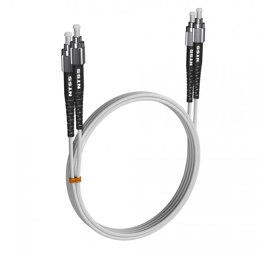 Шнур оптический NTSS dpc FC/UPC-FC/UPC 9/125 G.657A1 3.0мм 7м LSZH (патч-корд)