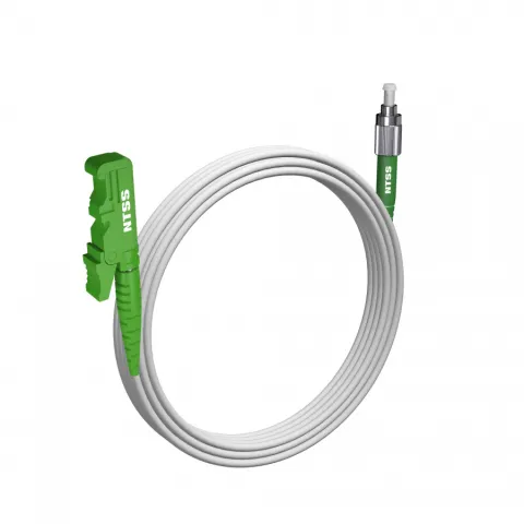 Шнур оптический NTSS spc E2000/APC-FC/APC 9/125 G.657A1 3.0мм 5м LSZH (патч-корд)