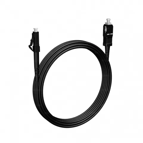 Шнур оптический NTSS spc LC/UPC-SC/UPC 9/125 3.0мм 5м черный LSZH (патч-корд)