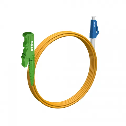 Шнур оптический NTSS spc E2000/APC-LC/UPC 9/125 3.0мм 3м LSZH (патч-корд)