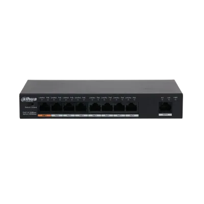 DH-PFS3009-8ET1GT-96 8-портовый неуправляемый коммутатор с РоЕ Dahua
