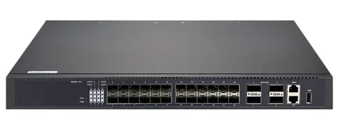 GL-SW-X304-28SQ Управляемый коммутатор уровня ядра сети, L3, 1 RJ45 консольный порт, 2*Блока питания hot-swap AC 220В NIKOMAX