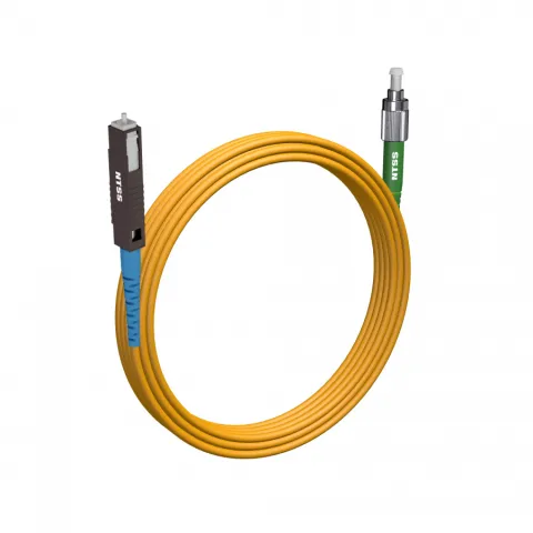 Шнур оптический NTSS spc MU/UPC-FC/APC 9/125 2.0мм 10м LSZH (патч-корд)