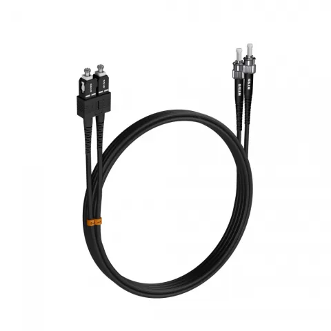 Шнур оптический NTSS dpc SC/UPC-ST/UPC 50/125 OM3 3.0мм 3м черный LSZH (патч-корд)
