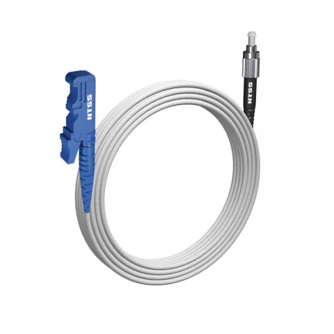 Шнур оптический NTSS spc E2000/UPC-FC/UPC 9/125 G.657A1 3.0мм 5м LSZH (патч-корд)
