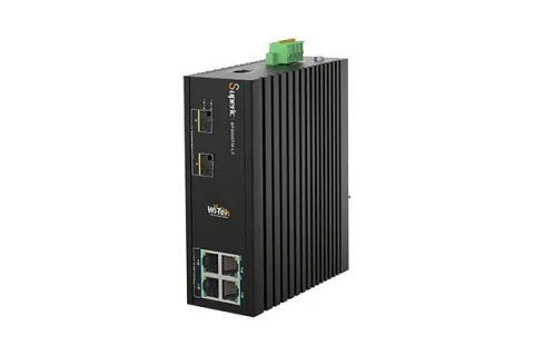 SP3006FM-L2 v2 Промышленный управляемый сетевой PoE коммутатор Wi-Tek