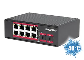 STP-0802HPv3 8-ми Портовый PoE коммутатор Beward