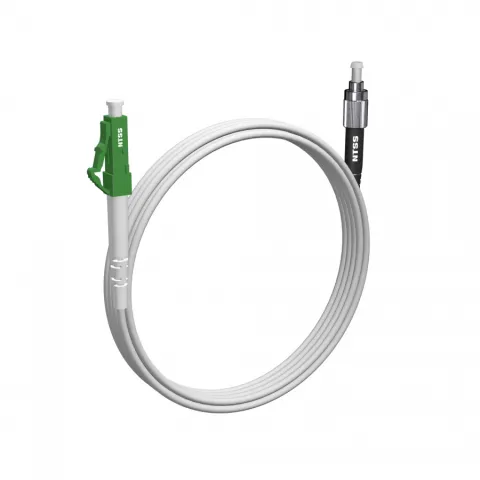 Шнур оптический NTSS spc LC/APC-FC/UPC G.657A2 9/125 3.0мм 3м LSZH (патч-корд)