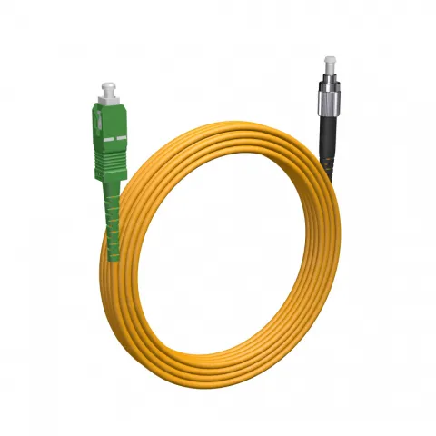 Шнур оптический NTSS spc SC/APC-FC/UPC 9/125 2.0мм 20м LSZH (патч-корд)