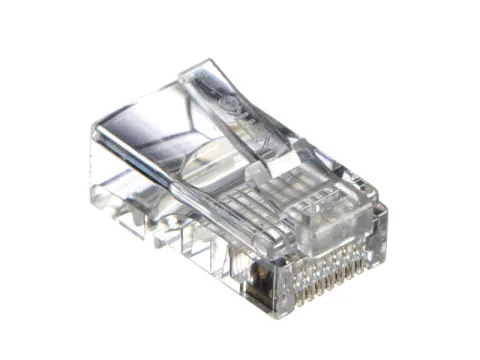 Коннектор RJ45 (8p8c) cat.5е, для одножильного и многожильного кабеля (нож с 2-мя зубцами), 100шт., NETKO Expert CKC