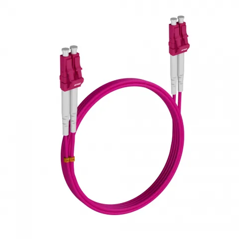 Шнур оптический NTSS dpc LC/UPC-LC/UPC 50/125 OM4 2.0мм 1м LSZH (патч-корд)