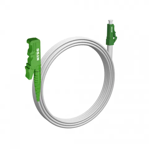 Шнур оптический NTSS spc E2000/APC-LC/APC 9/125 G.657A1 3.0мм 7м LSZH (патч-корд)