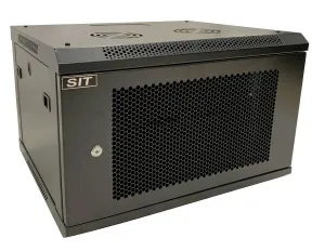 Шкаф 19" 4U SIT-WM042M телекоммуникационный настенный дверь металл размеры(ШхГхВ) 600*450*280мм