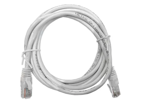 Патч-корд UTP4 cat 5e, 2,0м, ВС, LSZH, белый, литой коннектор NETKO Optima