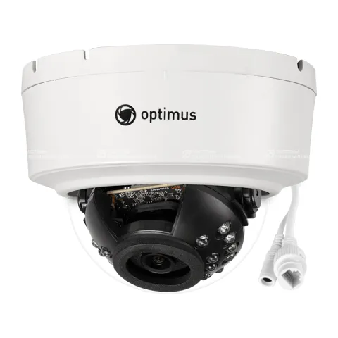 IP-E024.0(2.8)MP внутренняя купольная IP-камера видеонаблюдения с встроенным микрофоном Optimus