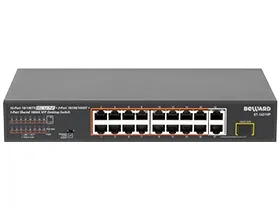 ST-1621HP 16-ти портовый неуправляемый PoE коммутатор Beward