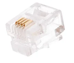 Коннектор RJ-11/RJ-12 6P4C NIKOMAX (100шт)