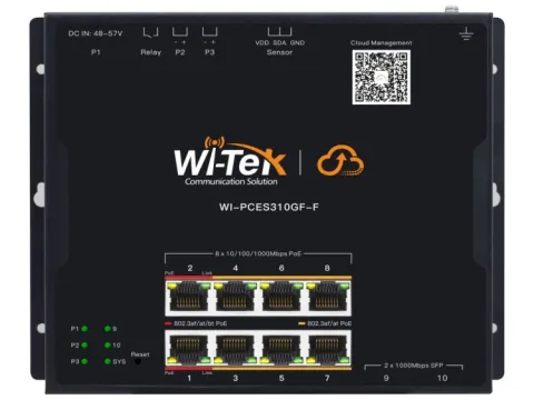 WI-PCES310GF-F Настраиваемый промышленный PoE коммутатор Wi-Tek