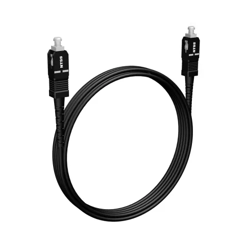 Шнур оптический NTSS spc SC/UPC-SC/UPC 9/125 3.0мм 3м черный LSZH (патч-корд)