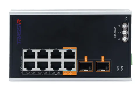 TR-NS15102S-130-8POE Неуправляемый промышленный коммутатор TRASSIR