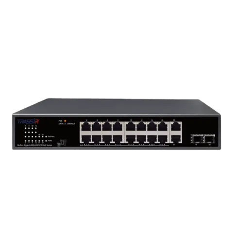TR-NS14202S-185-16POE Неуправляемый коммутатор TRASSIR