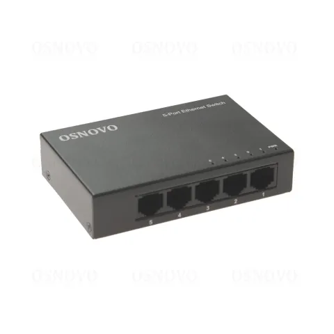 SW-5F Неуправляемый коммутатор Fast Ethernet на 5 портов OSNOVO
