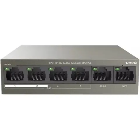 TEF1106P-4-63W Коммутатор POE Tenda