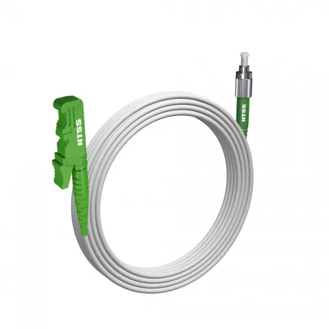 Шнур оптический NTSS spc E2000/APC-FC/APC 9/125 G.657A1 3.0мм 20м LSZH (патч-корд)