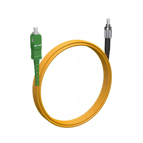 Шнур оптический NTSS spc SC/APC-FC/UPC 9/125 3.0мм 2.5м LSZH (патч-корд)