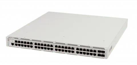 Коммутатор MES2348P, 48 портов 10/100/1000 Base-T (PoE/PoE+), 4 порта 10GBase-R (SFP+)/1000