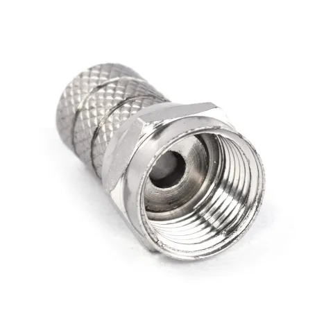 Разъем F - RG-6 (накрутка) Zn, 100шт.