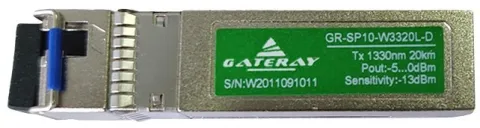 GateRay GR-SP10-W3320L-D SFP+ модуль -WDM, 10G, 20 км, TX 1330 нм, RX 1270 нм, LC, DDM